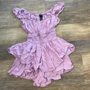 Pinkish purple romper